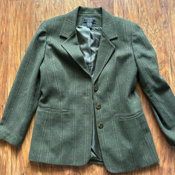 Harris Wallace multicolored Tweed Blazer Women’s Size S Fall Business Casual - Picture 1 of 8